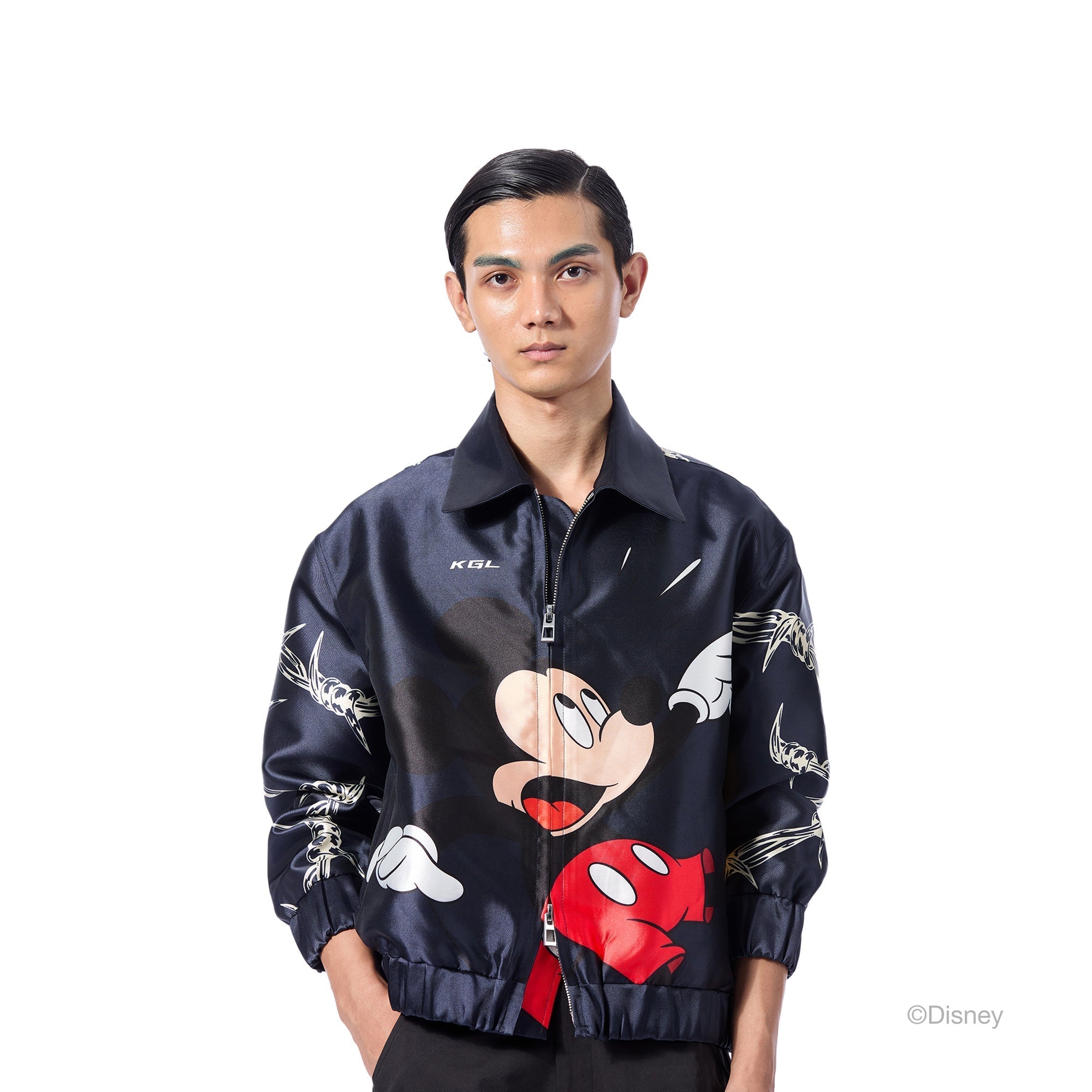 CROSS WIRED' PRINTED BOMBER - Kanika Goyal Label
