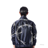 CROSS WIRED' PRINTED BOMBER - Kanika Goyal Label