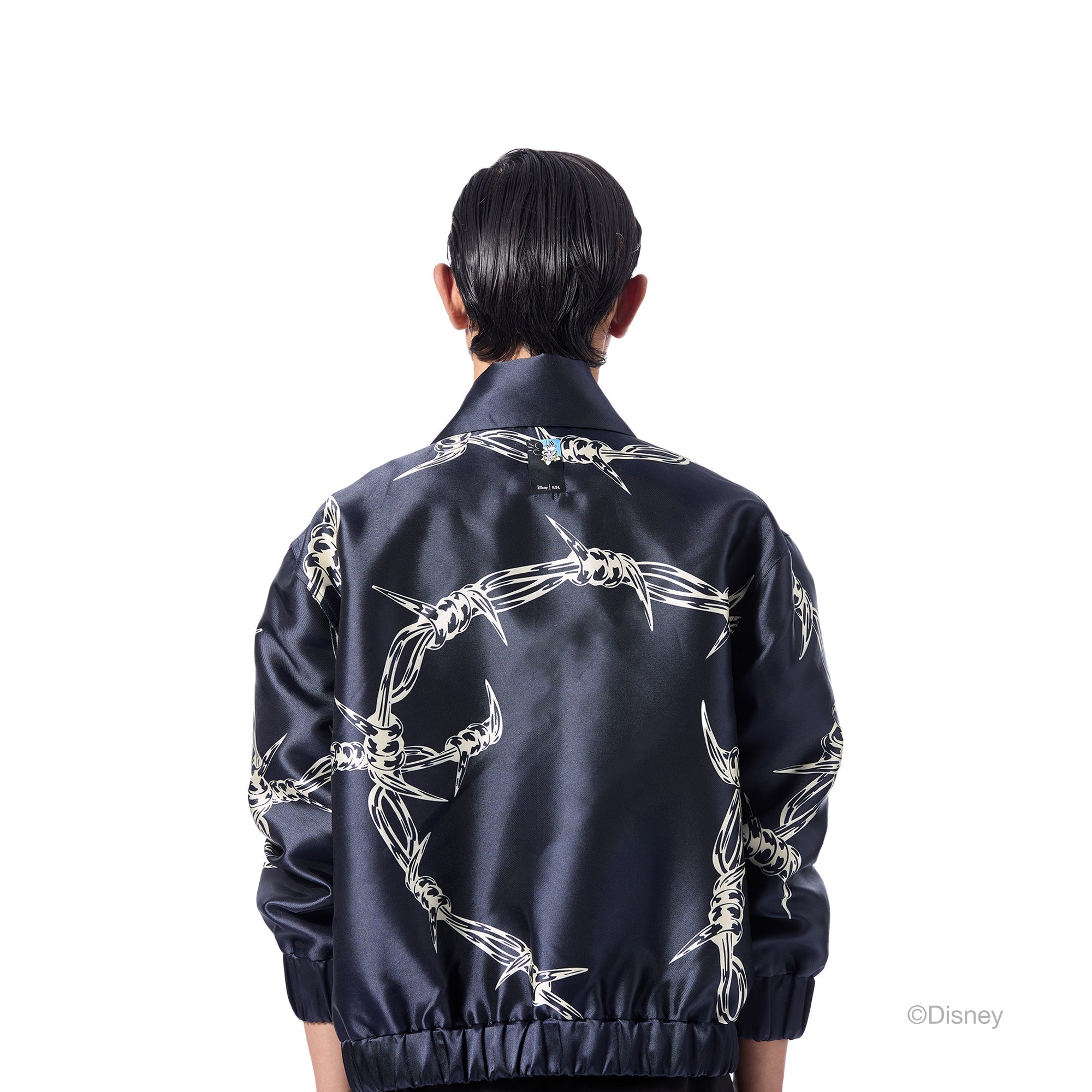 CROSS WIRED' PRINTED BOMBER - Kanika Goyal Label
