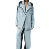 Deconstructed Denim Blazer - Kanika Goyal Label