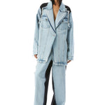 Deconstructed Denim Blazer - Kanika Goyal Label