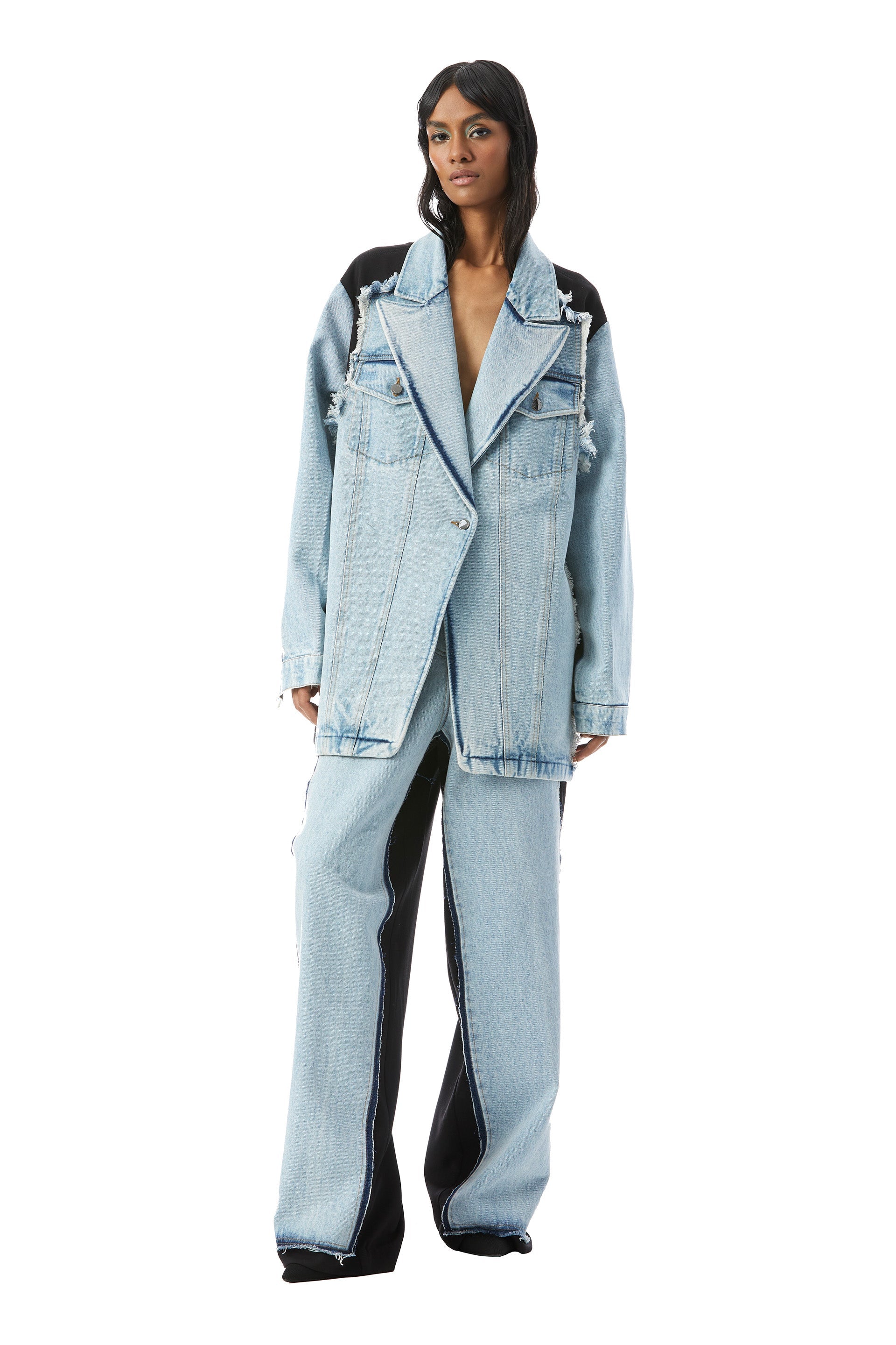 Deconstructed Denim Blazer - Kanika Goyal Label