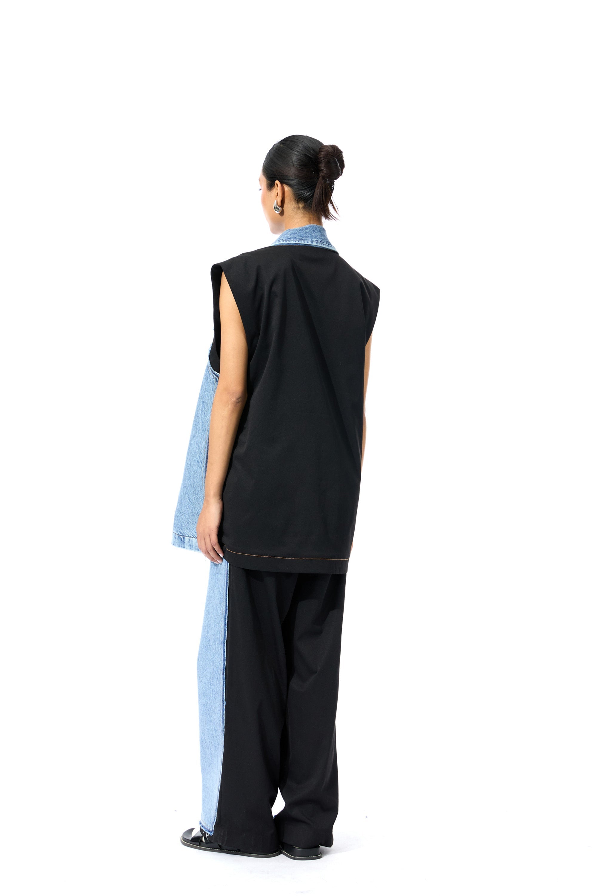 DECONSTRUCTED DENIM JACKET - Kanika Goyal Label