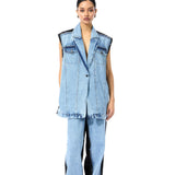 DECONSTRUCTED DENIM JACKET - Kanika Goyal Label