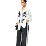 DENIM DRIP BLACK PANTS - Kanika Goyal Label