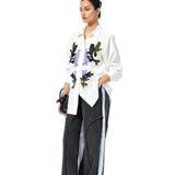DENIM DRIP BLACK PANTS - Kanika Goyal Label
