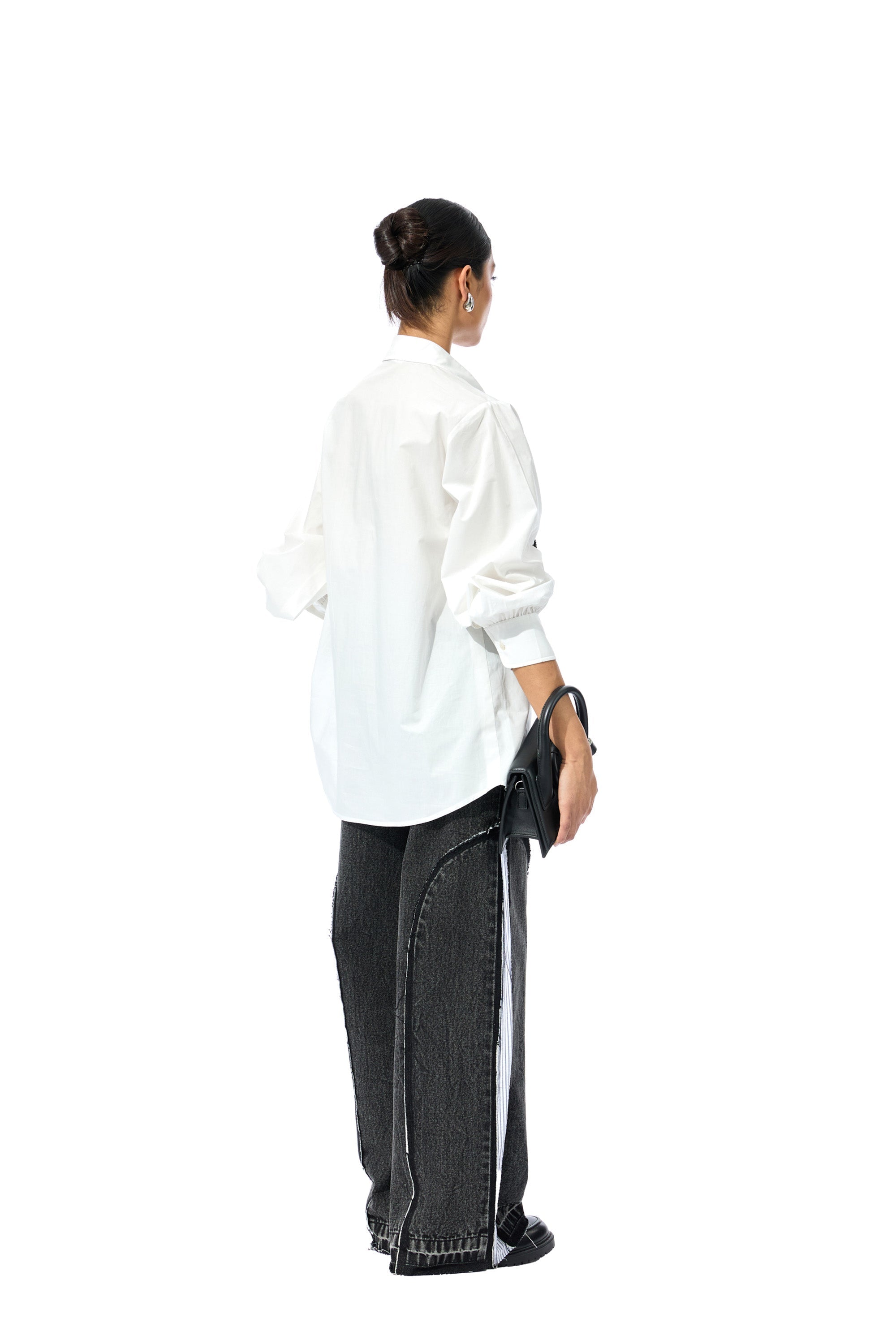 DENIM DRIP BLACK PANTS - Kanika Goyal Label