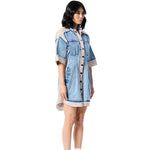DENIM DRIP DRESS - Kanika Goyal Label