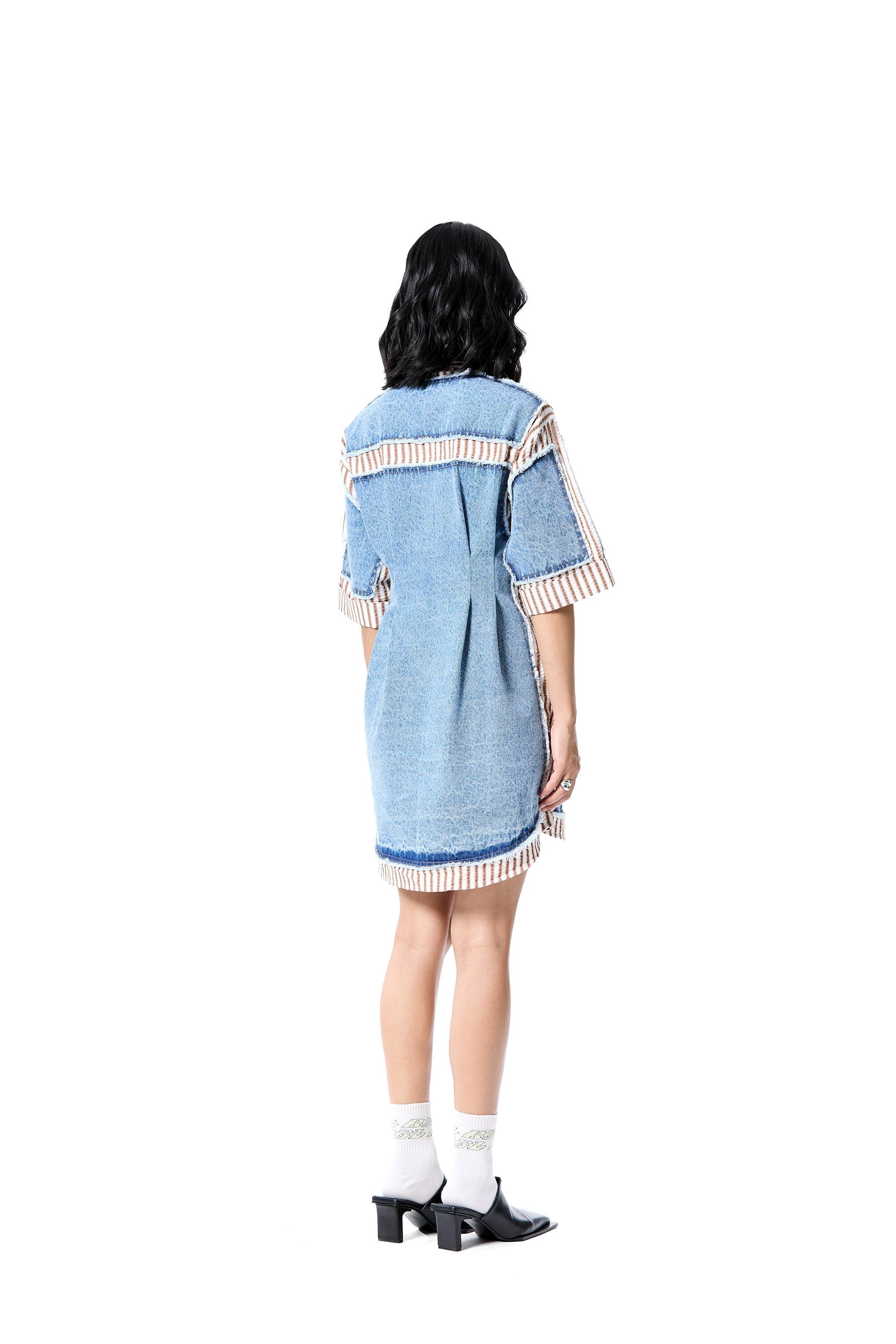 DENIM DRIP DRESS - Kanika Goyal Label
