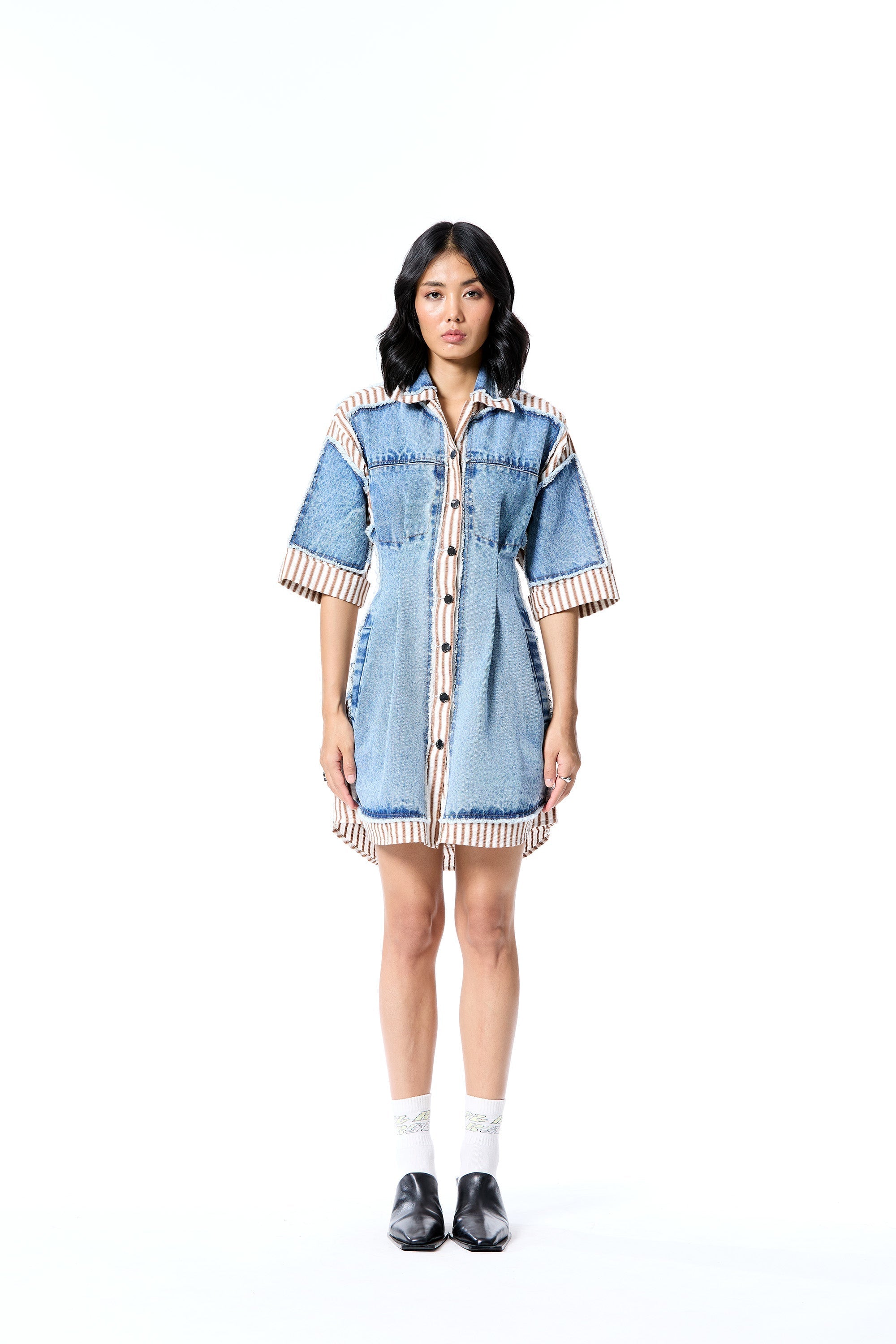 DENIM DRIP DRESS - Kanika Goyal Label