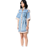 DENIM DRIP DRESS - Kanika Goyal Label