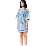 DENIM DRIP DRESS - Kanika Goyal Label