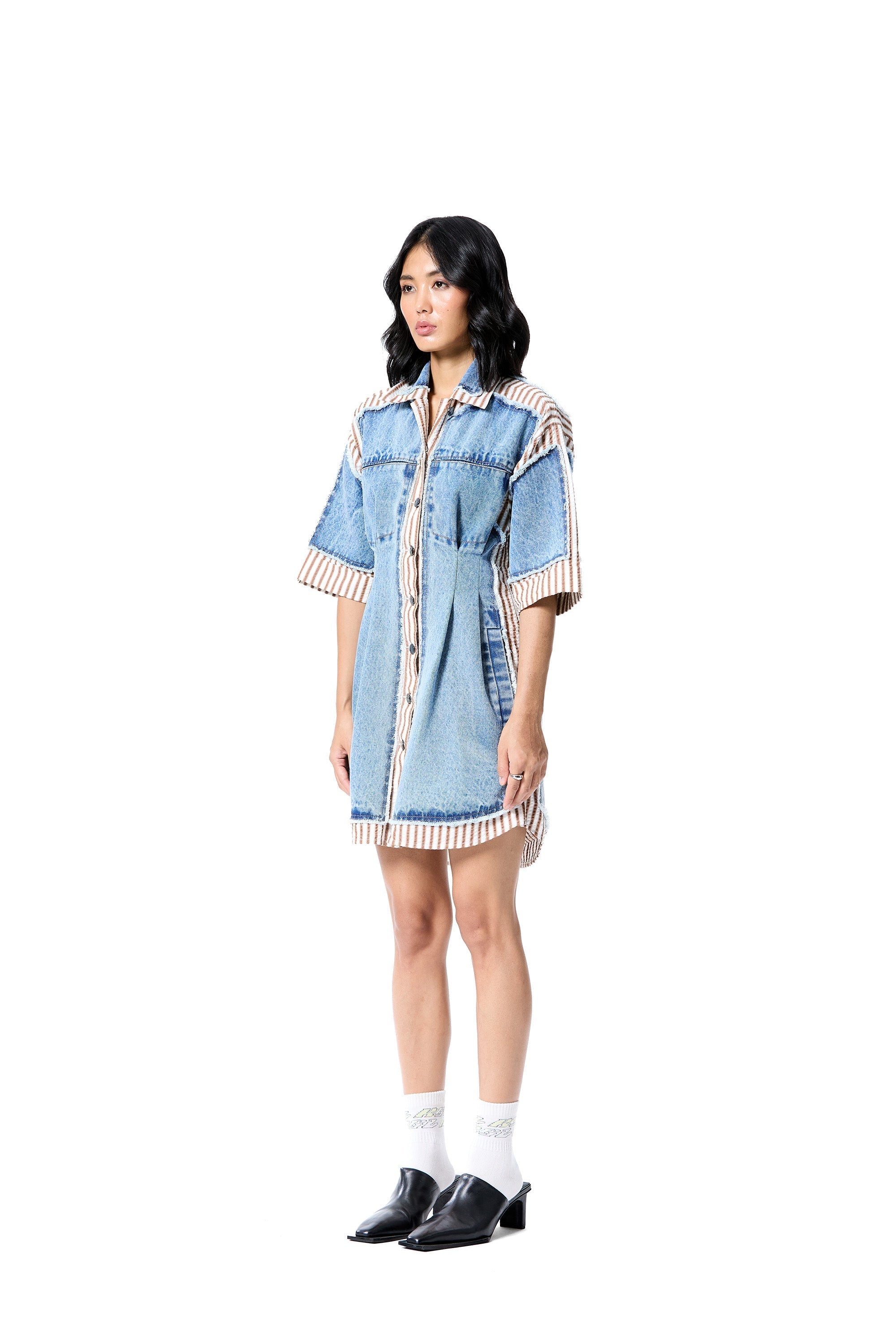 DENIM DRIP DRESS - Kanika Goyal Label
