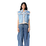 DENIM DRIP' VEST - Kanika Goyal Label