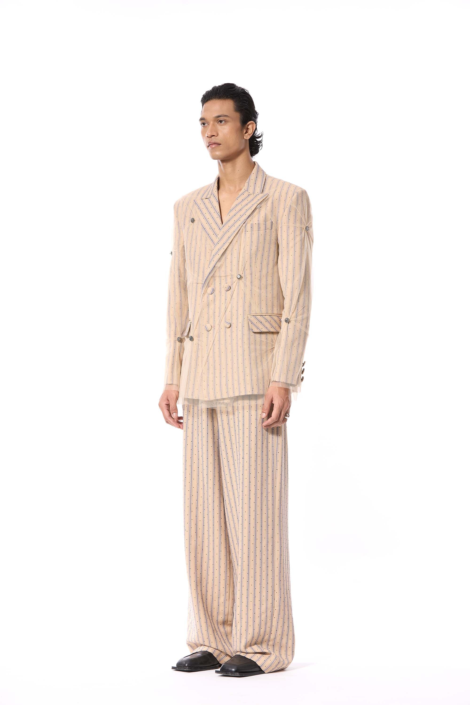 DESERT DISCO' EMBELLISHED BLAZER - Kanika Goyal Label