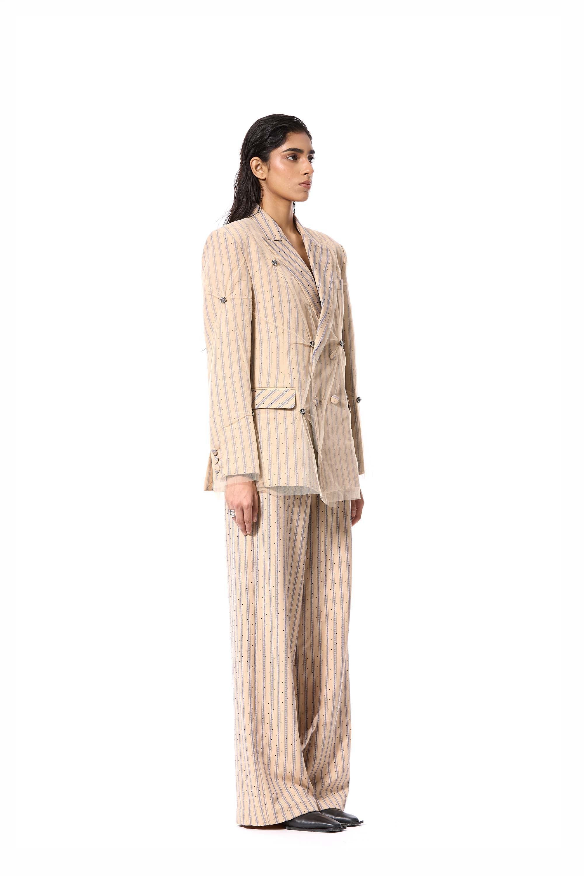 DESERT DISCO' EMBELLISHED BLAZER - Kanika Goyal Label