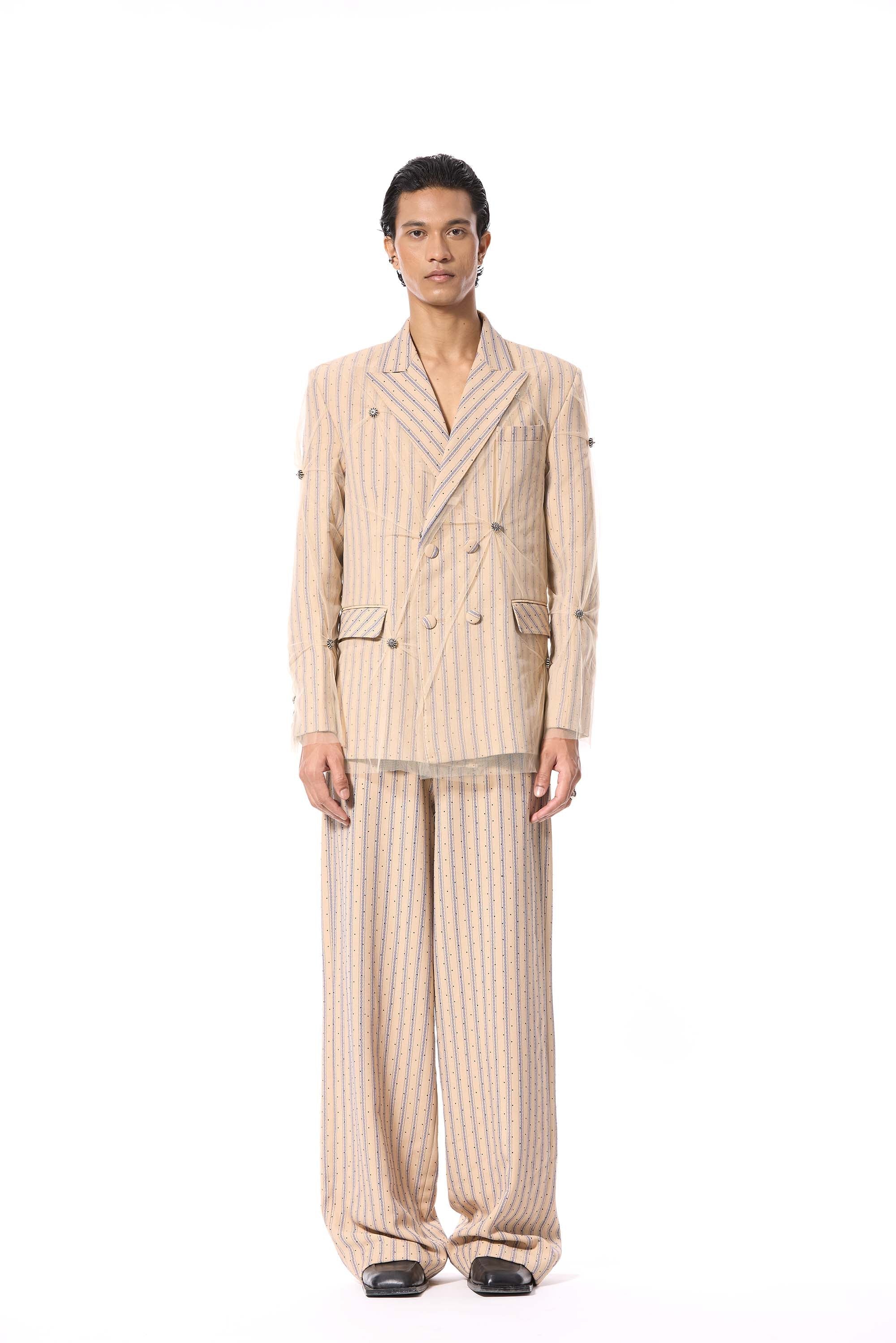 DESERT DISCO' EMBELLISHED BLAZER - Kanika Goyal Label