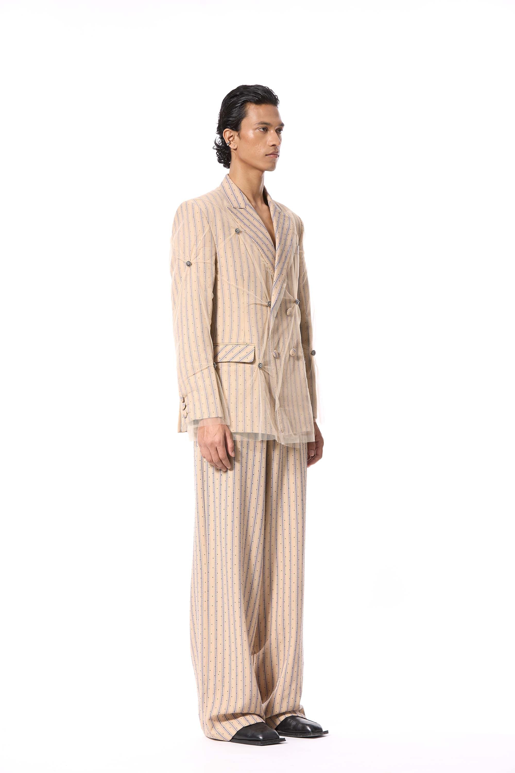 DESERT DISCO' EMBELLISHED BLAZER - Kanika Goyal Label
