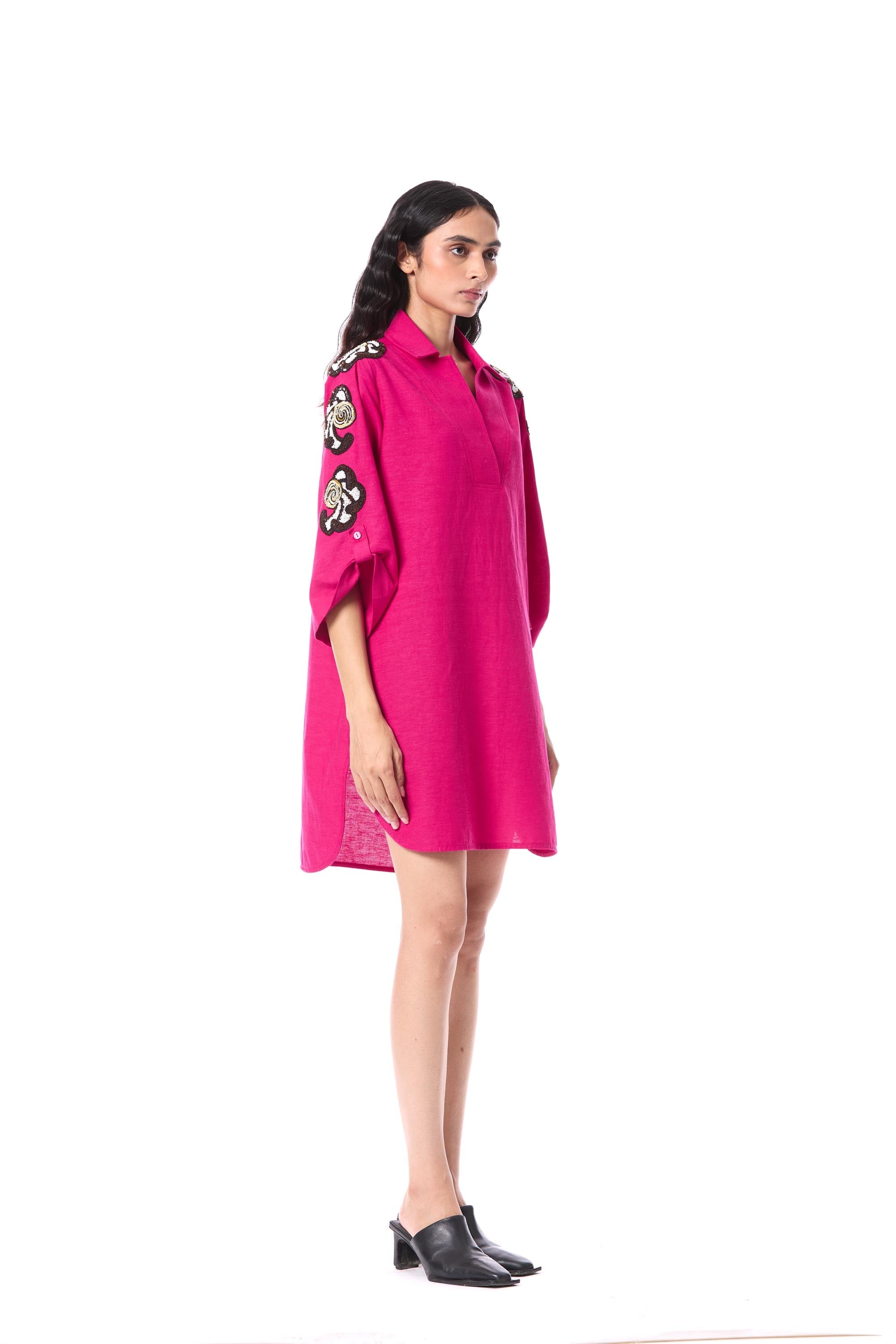 DESERT PLUME' EMBELLISHED DRESS - Kanika Goyal Label