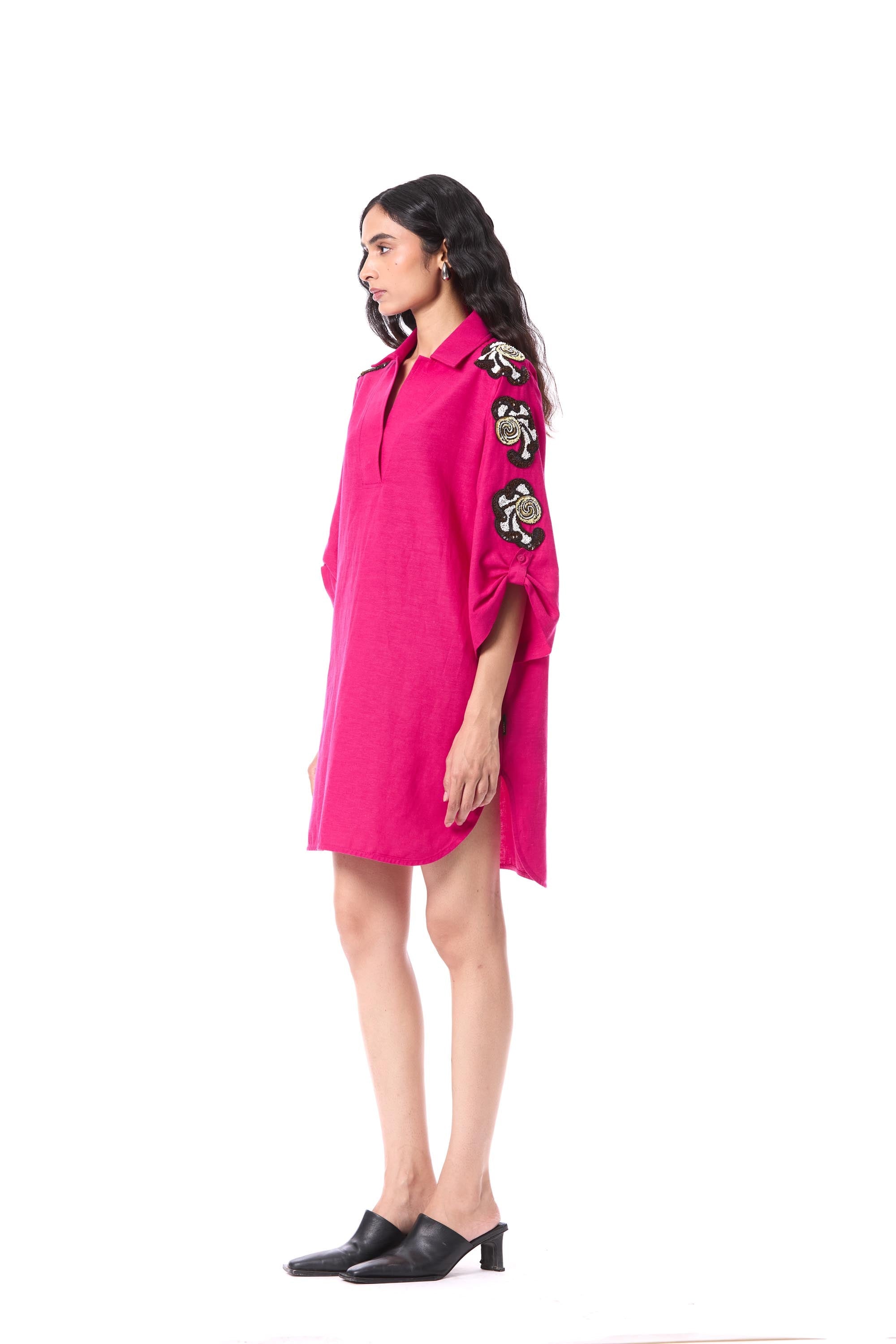 DESERT PLUME' EMBELLISHED DRESS - Kanika Goyal Label