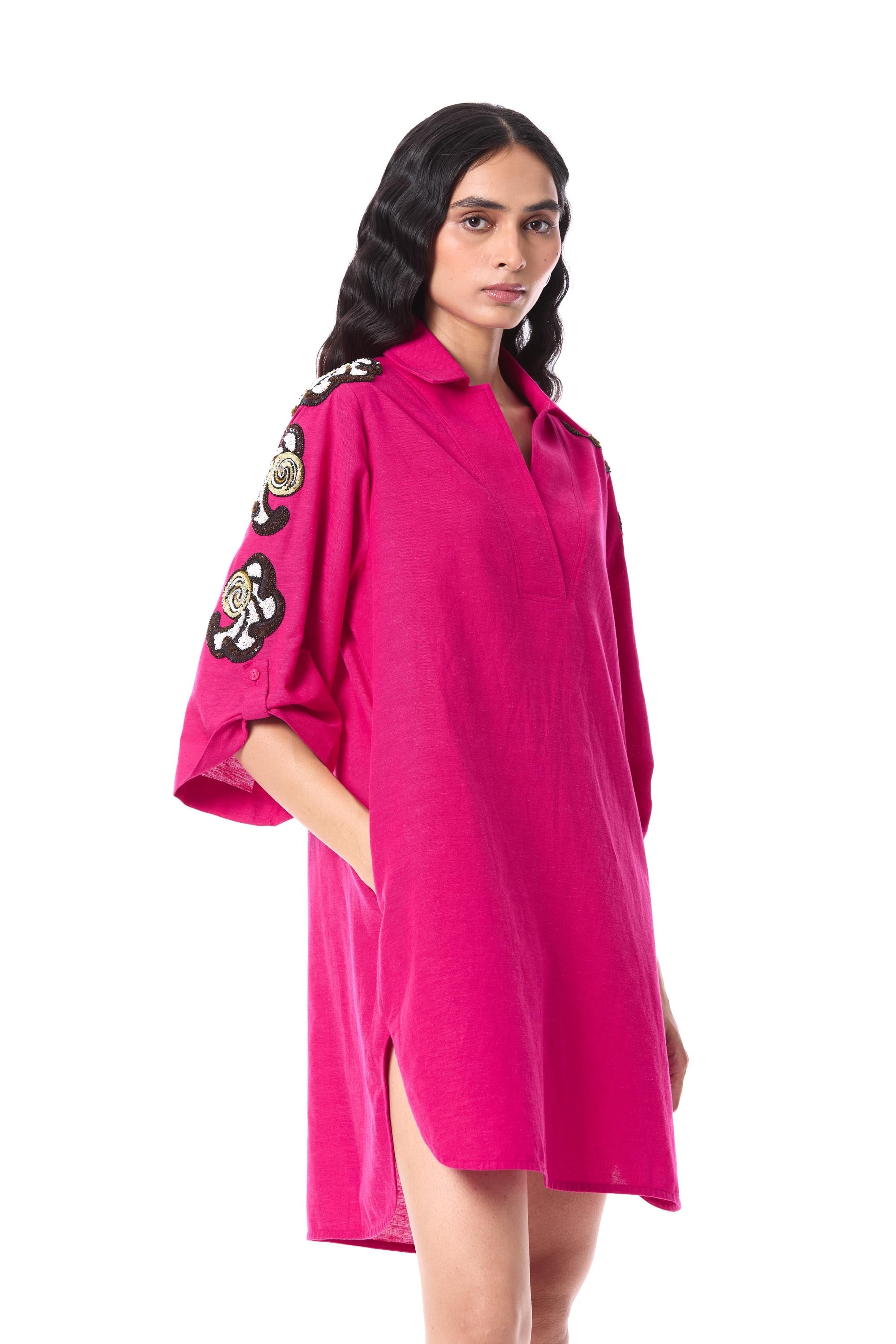 DESERT PLUME' EMBELLISHED DRESS - Kanika Goyal Label