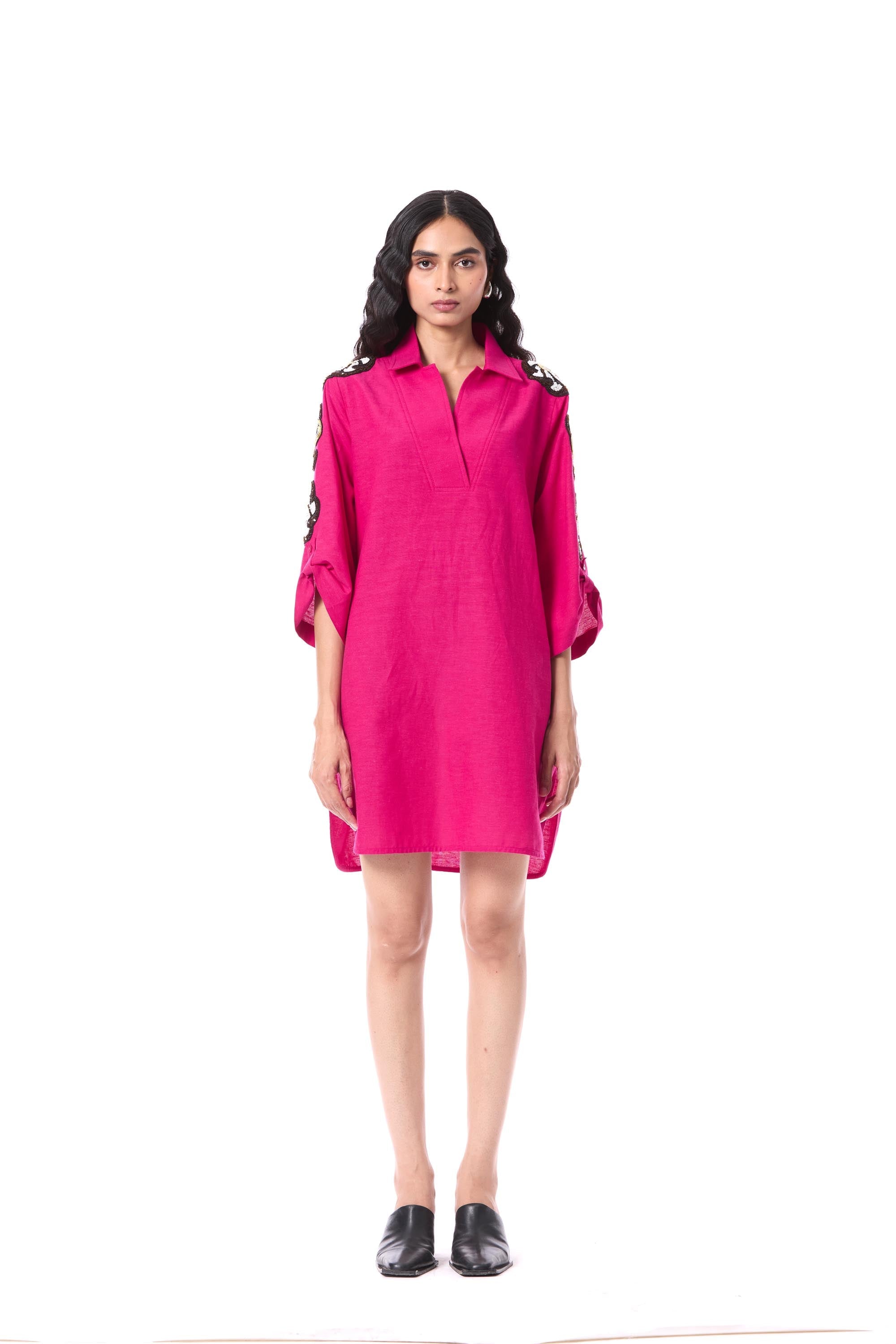 DESERT PLUME' EMBELLISHED DRESS - Kanika Goyal Label