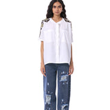 DESERT PLUME' EMBELLISHED SHIRT - Kanika Goyal Label