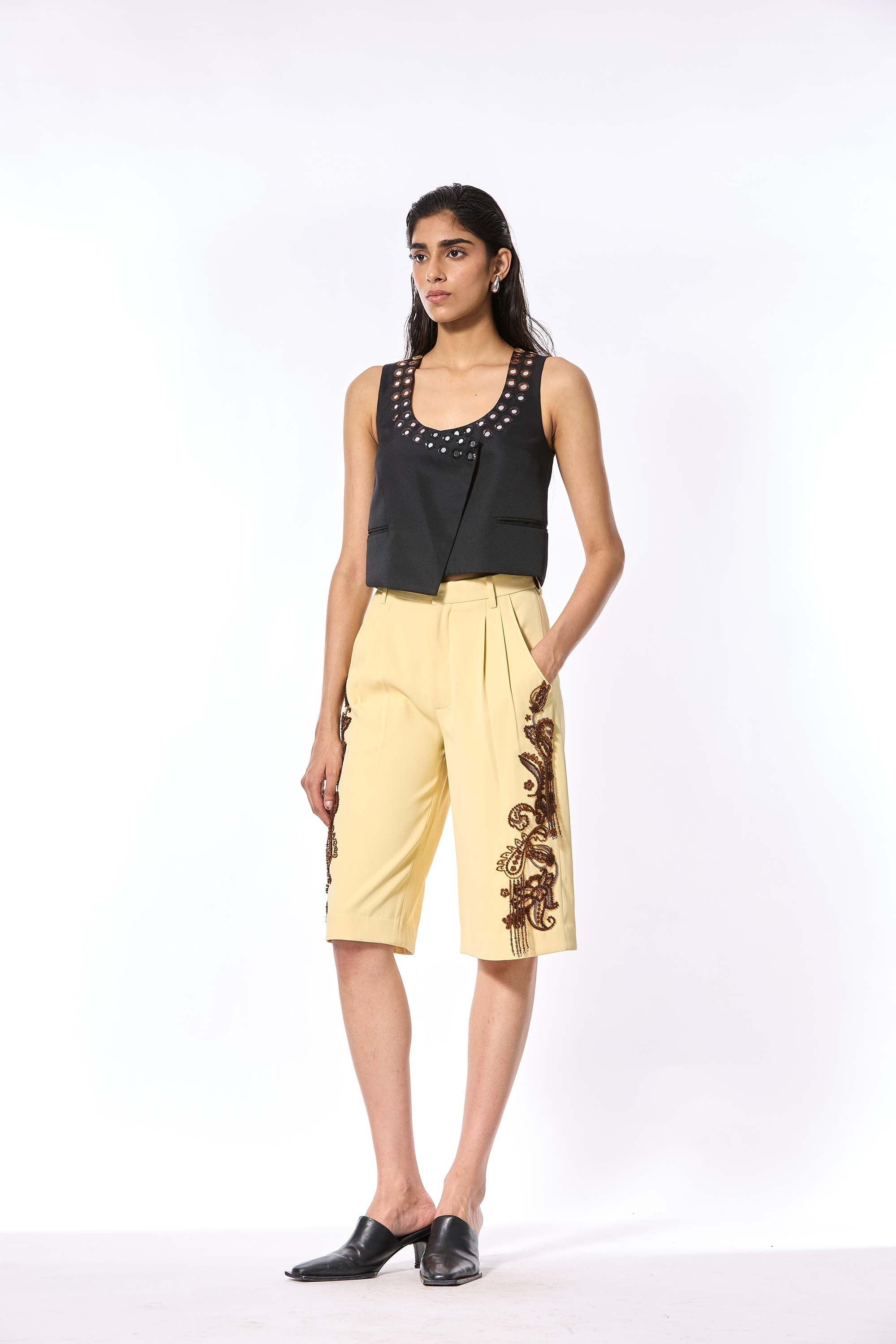 DIAMANTE' EMBELLISHED VEST - Kanika Goyal Label