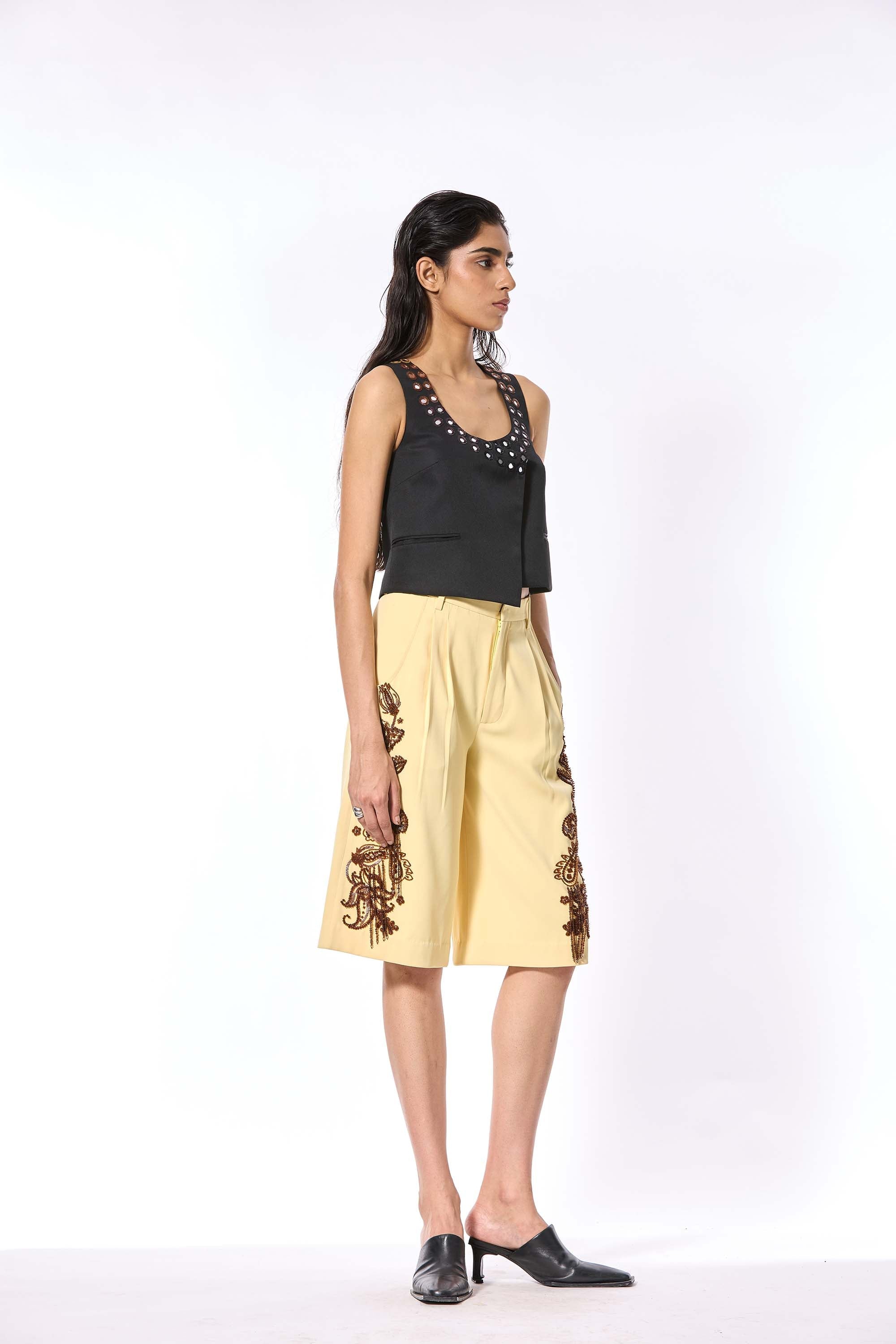DIAMANTE' EMBELLISHED VEST - Kanika Goyal Label