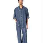 DUSKEI' EMBELLISHED DENIM SHIRT - Kanika Goyal Label