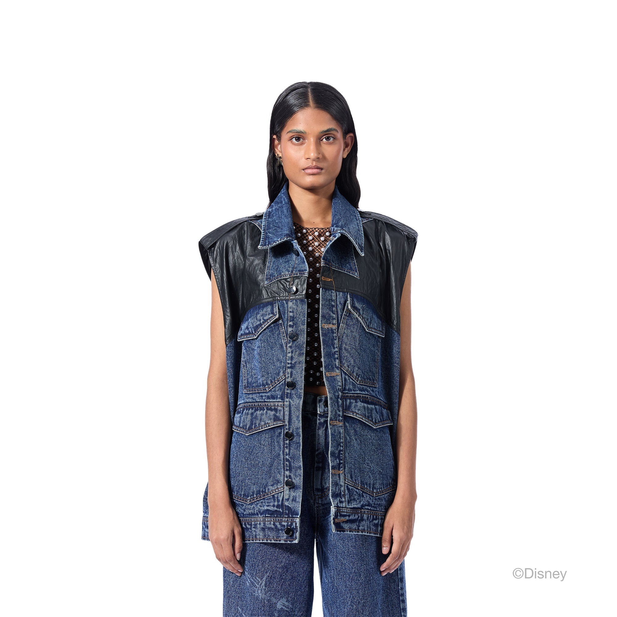 EARCRAFT DENIM VEST - Kanika Goyal Label
