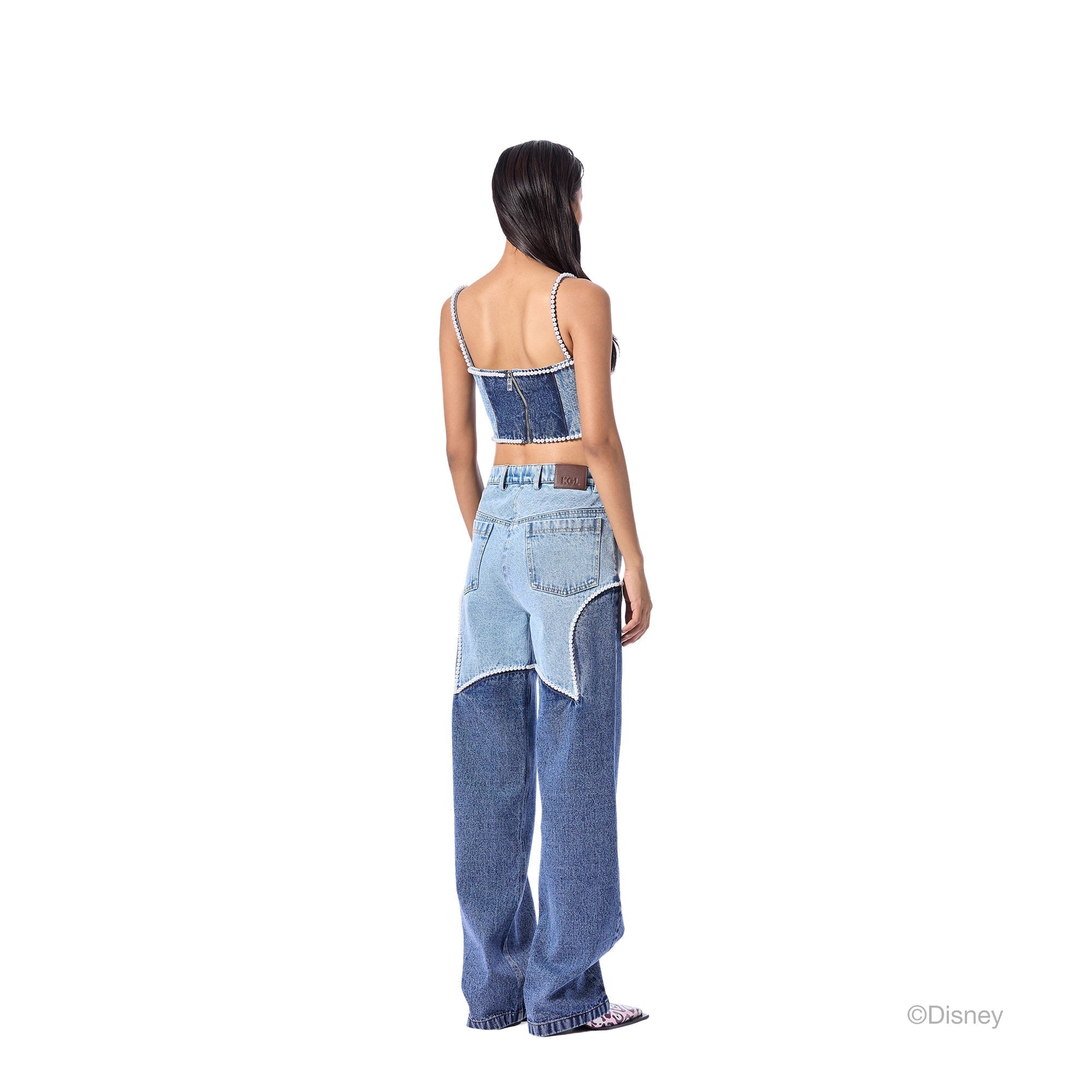 EARSCAPE' DENIM PANT - Kanika Goyal Label