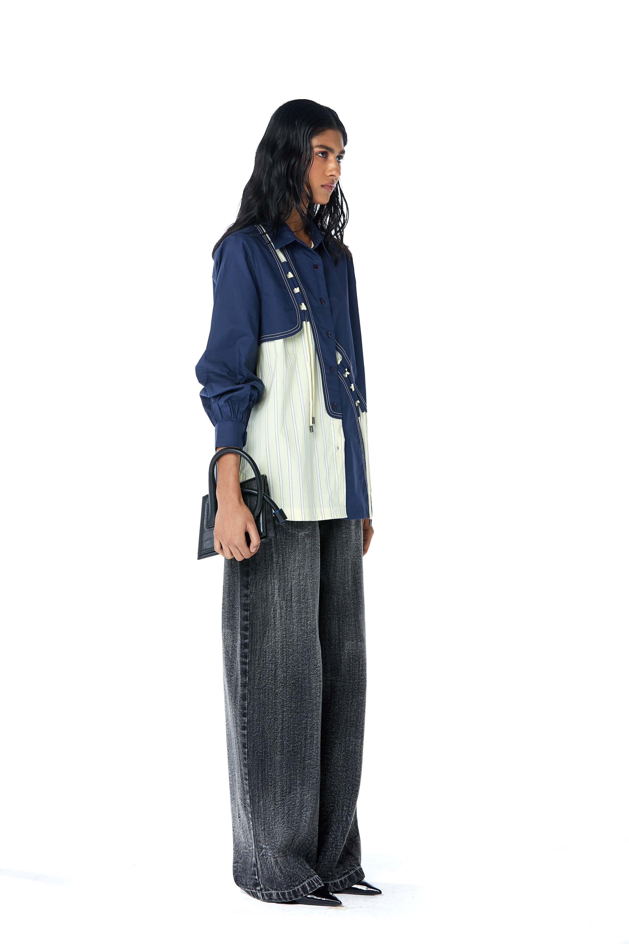 ‘EBONY’ Hybrid Shirt - Kanika Goyal Label
