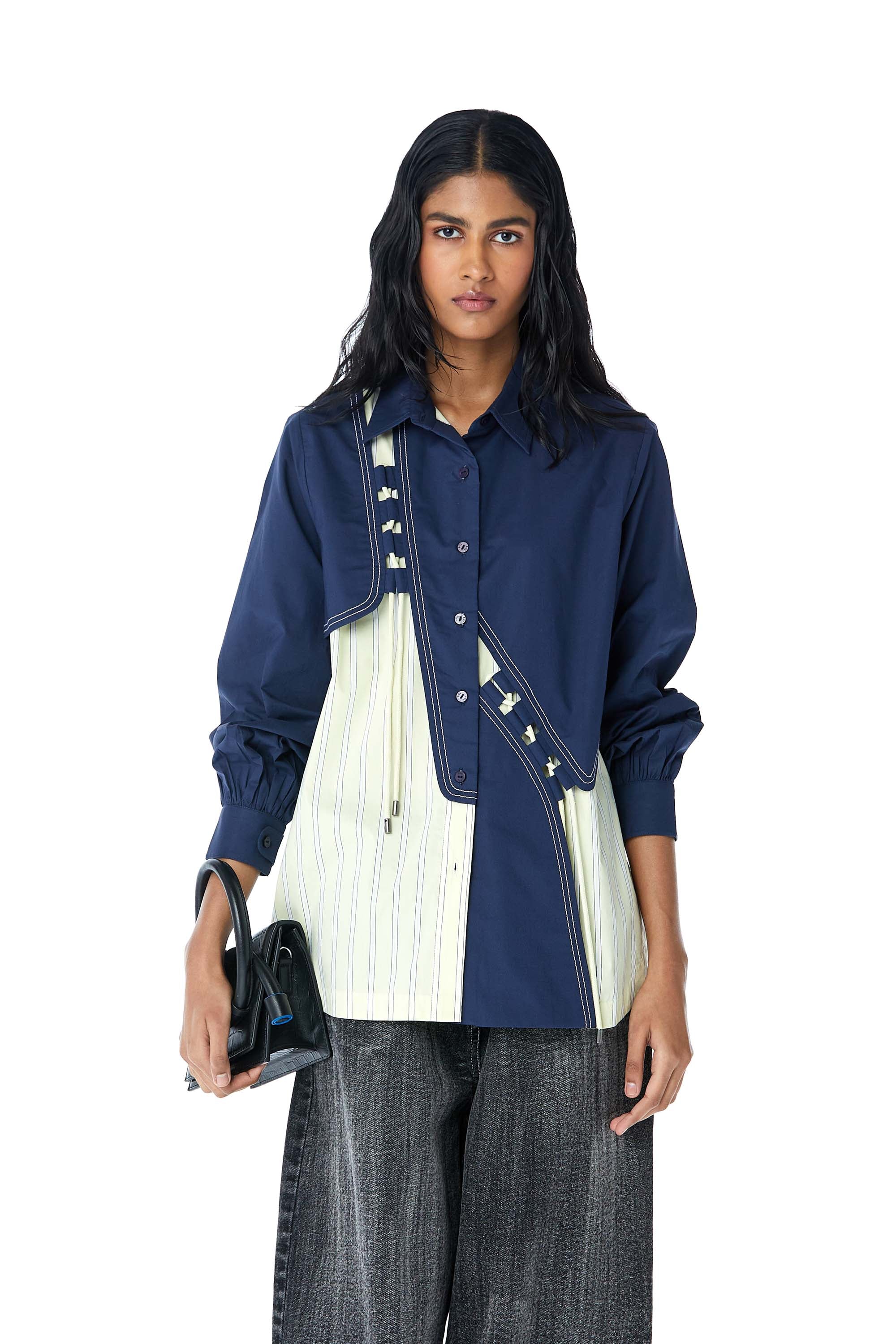 ‘EBONY’ Hybrid Shirt - Kanika Goyal Label