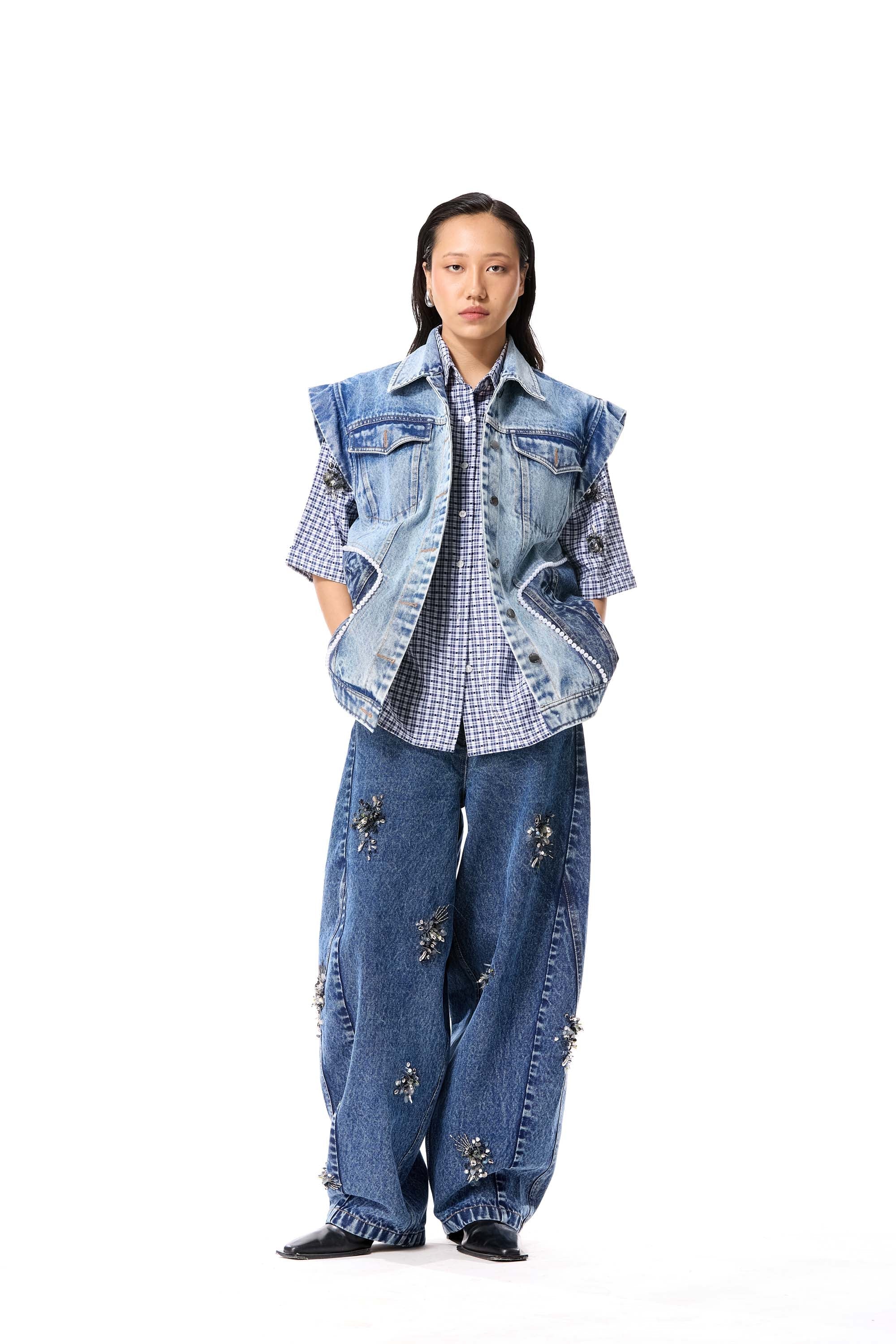 ‘EDEN 2.0’ EMBELLISHED VEST - Kanika Goyal Label