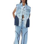 EDEN' Embellished denim vest - Kanika Goyal Label