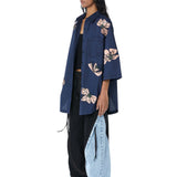 ELISA' Faux Leather Applique Shirt - Kanika Goyal Label