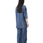 ELIX' EMBELLISHED DENIM PANTS - Kanika Goyal Label