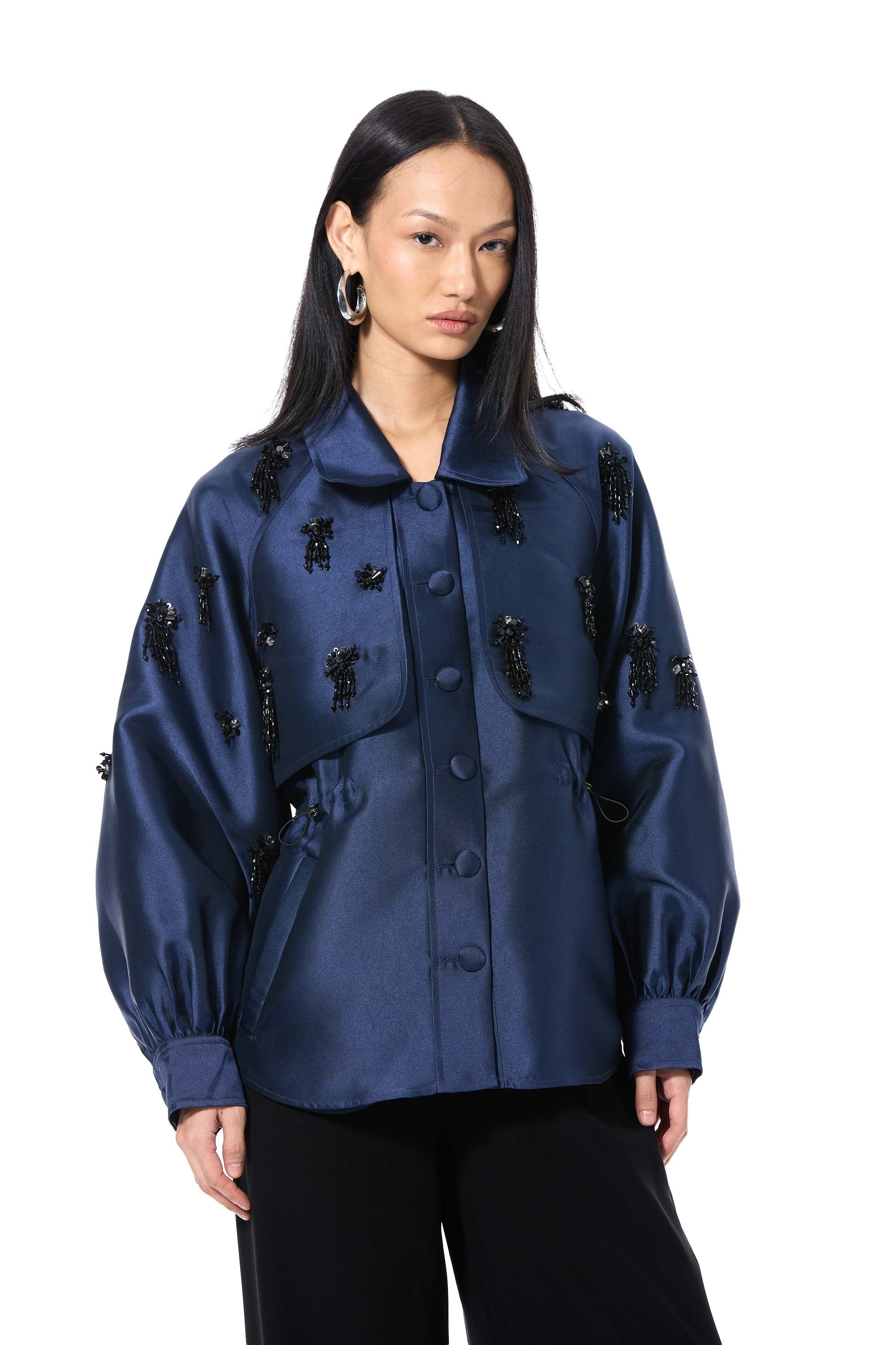 ELIX' EMBELLISHED JACKET - Kanika Goyal Label