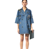 ELVIRA DENIM DRESS - Kanika Goyal Label