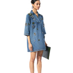 ELVIRA DENIM DRESS - Kanika Goyal Label