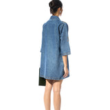 ELVIRA DENIM DRESS - Kanika Goyal Label
