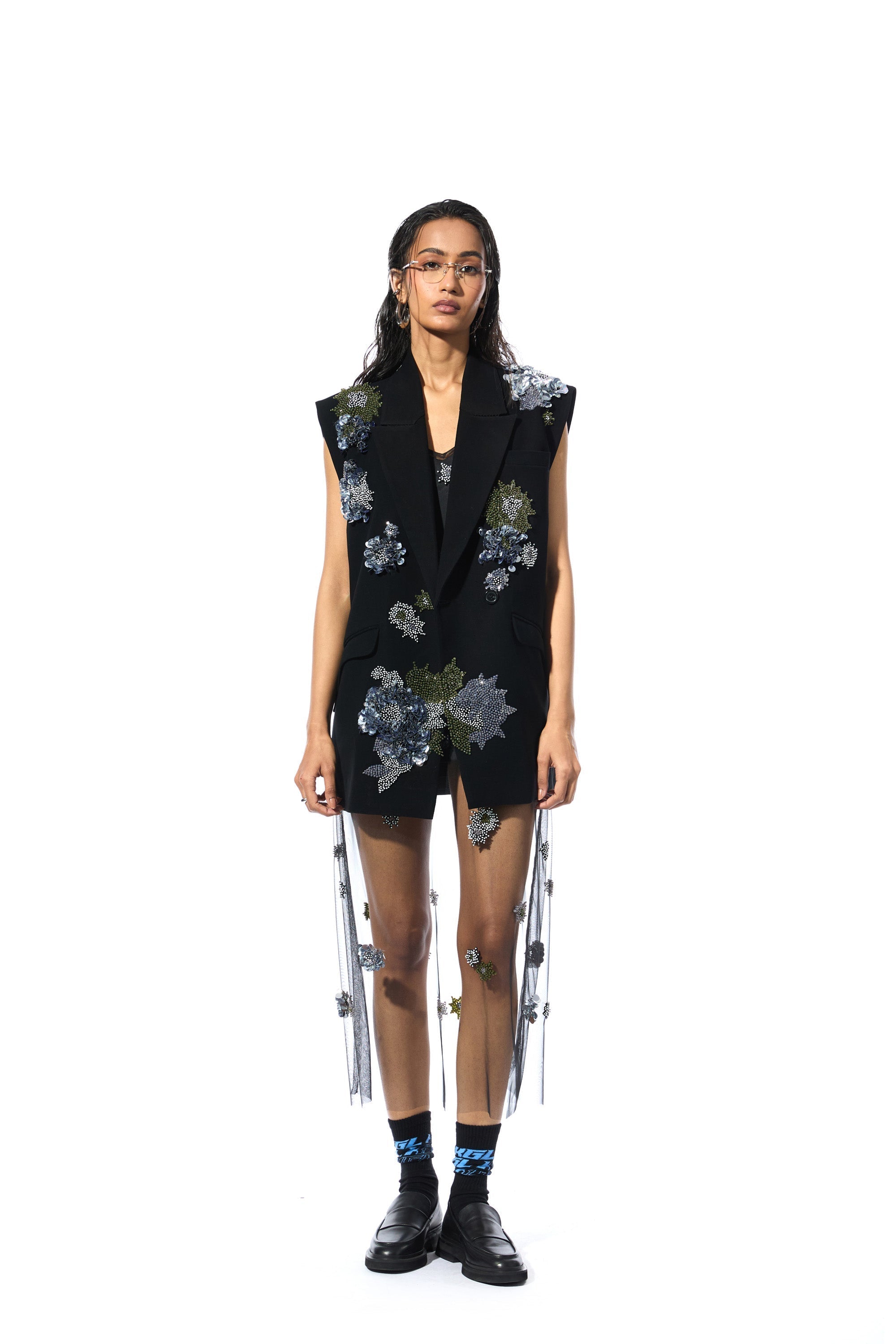 ELVIRA EMBELLISHED DRESS - Kanika Goyal Label