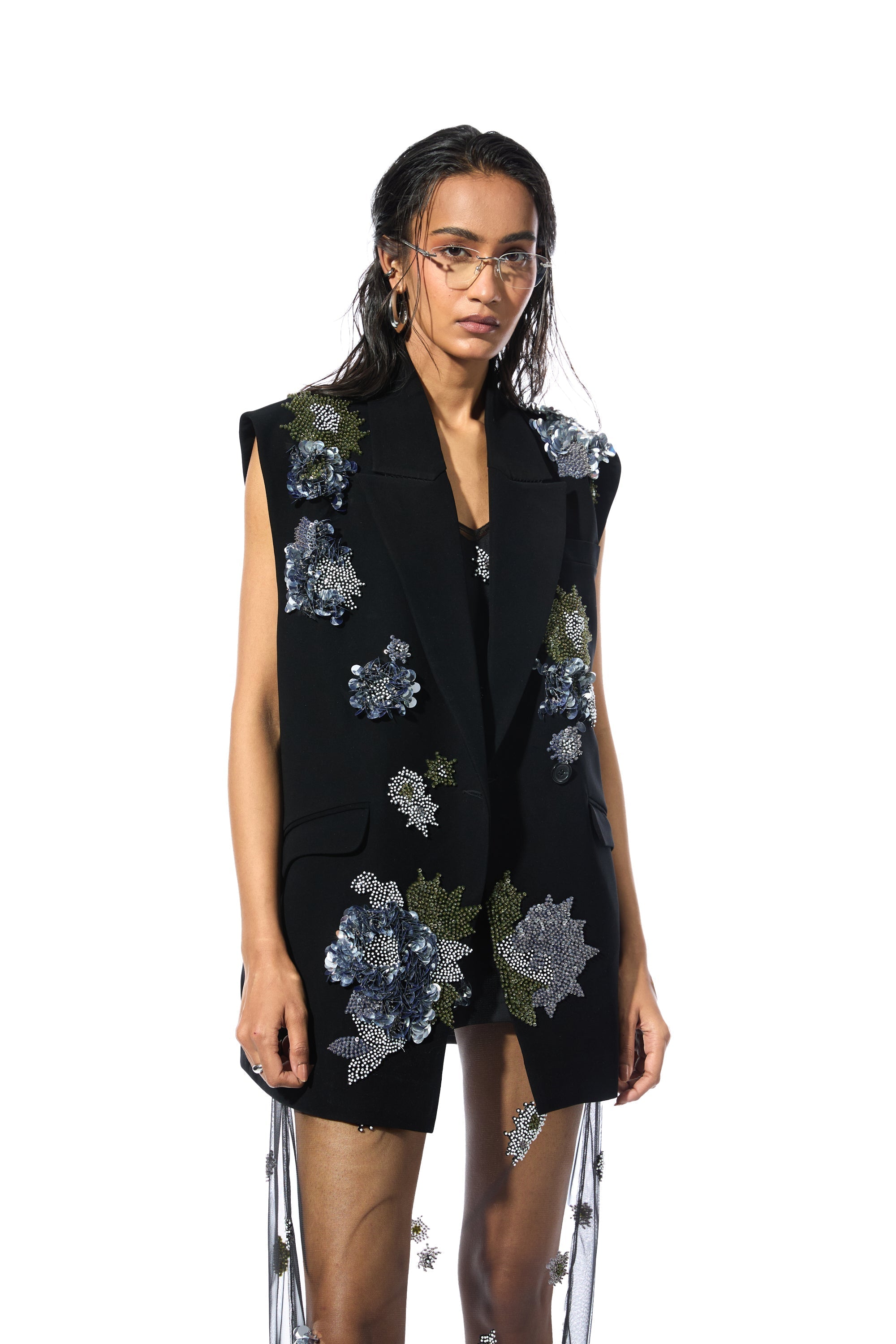 ELVIRA EMBELLISHED DRESS - Kanika Goyal Label