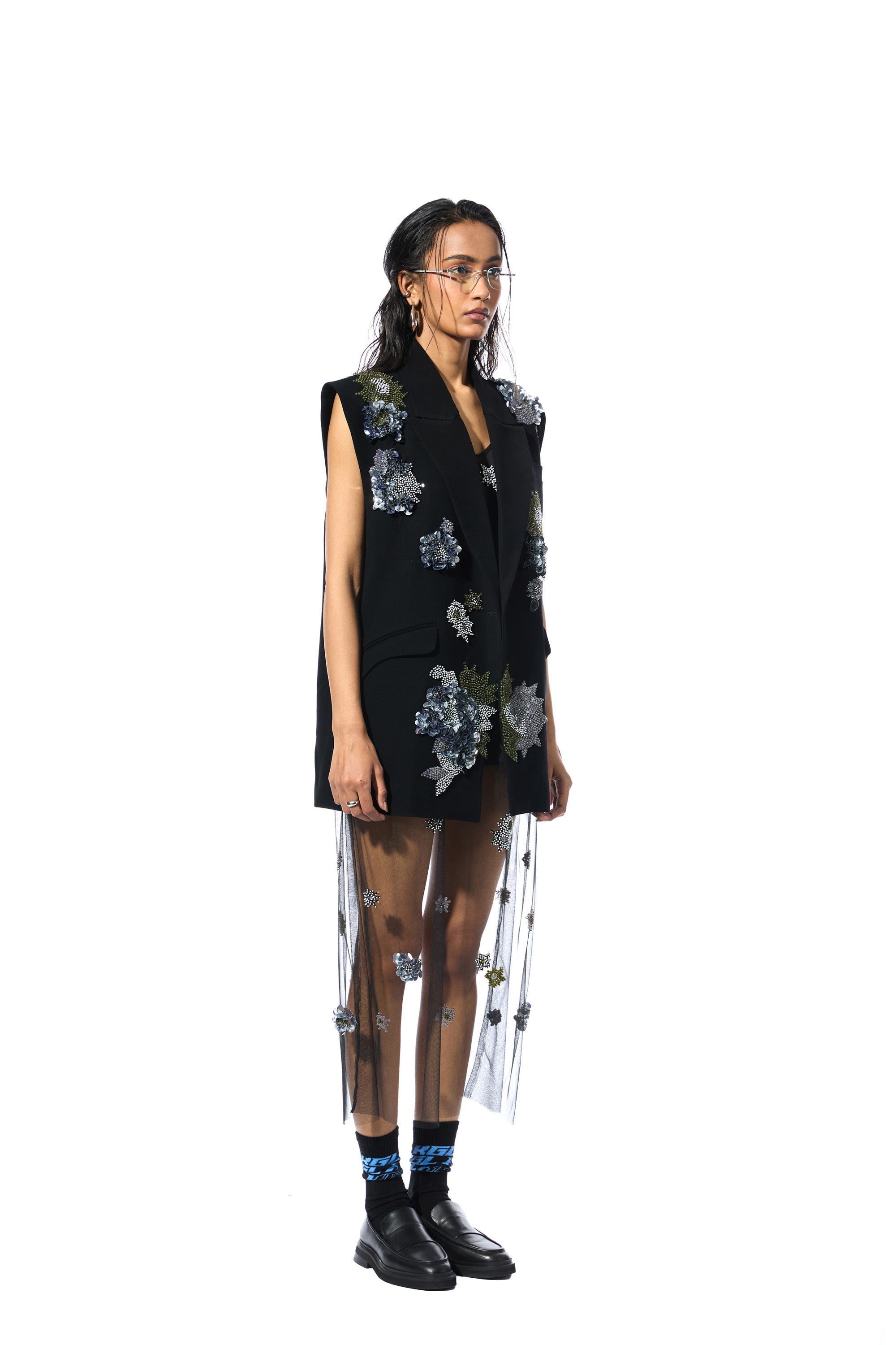 ELVIRA EMBELLISHED DRESS - Kanika Goyal Label