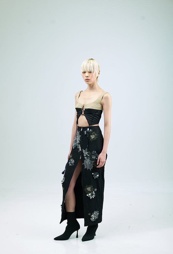 ELVIRA Embellished Skirt - Kanika Goyal Label