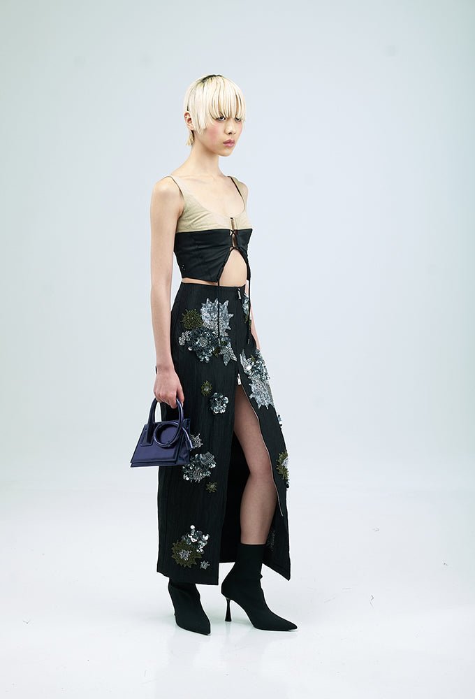 ELVIRA Embellished Skirt - Kanika Goyal Label