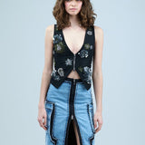 ELVIRA Embellished Vest - Kanika Goyal Label