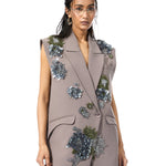 ELVIRA EMBELLISHED VEST - Kanika Goyal Label