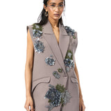ELVIRA EMBELLISHED VEST - Kanika Goyal Label